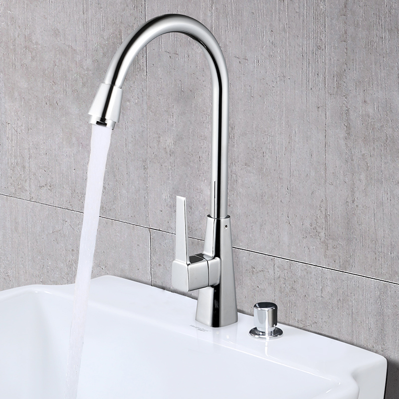 Kitchen single cold water faucet Single handle single hole sink faucet Multi-function rotary mop pool wash basin sitting faucet