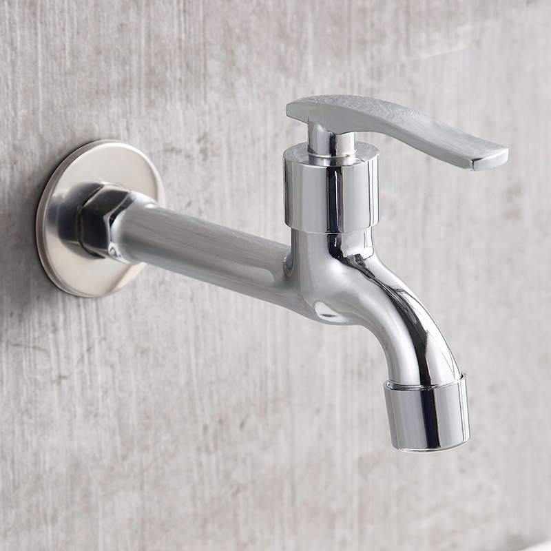 Extended mop pool faucet In-wall single cold splash faucet Laundry basin faucet Household tap tap