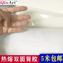 PO Hot Melt Adhesive double-sided adhesive film embroidery badge cloth patch trademark adhesive adhesive