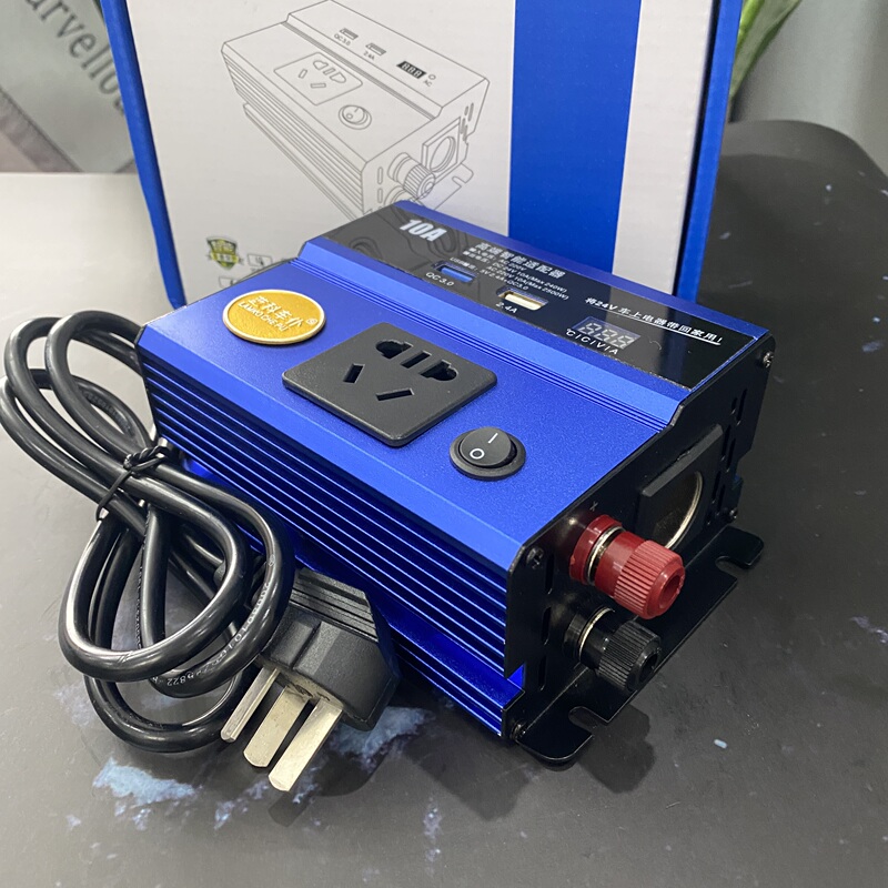 220V to 12V24V Power Converter Car Air Pump Modified for Home Dining Car Advertising Stall Light Box Transformer