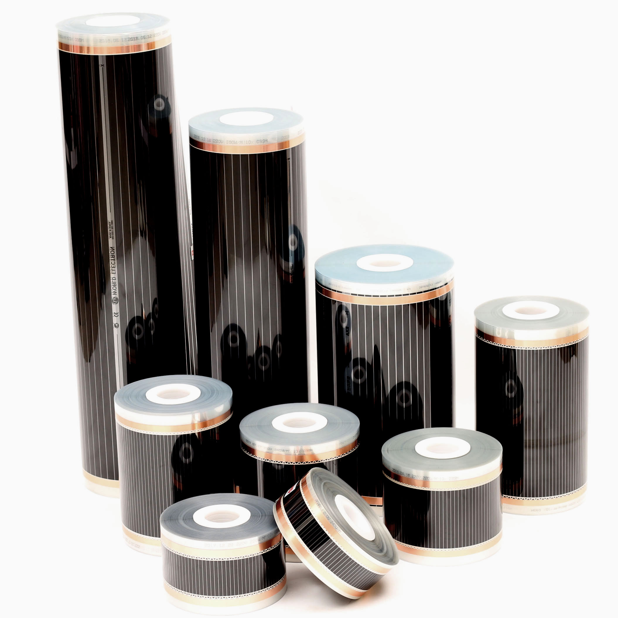 Graphene electric heating film floor heating Korean household carbon fiber geothermal heating film electric floor heating Kang sweat steam room electric heating plate