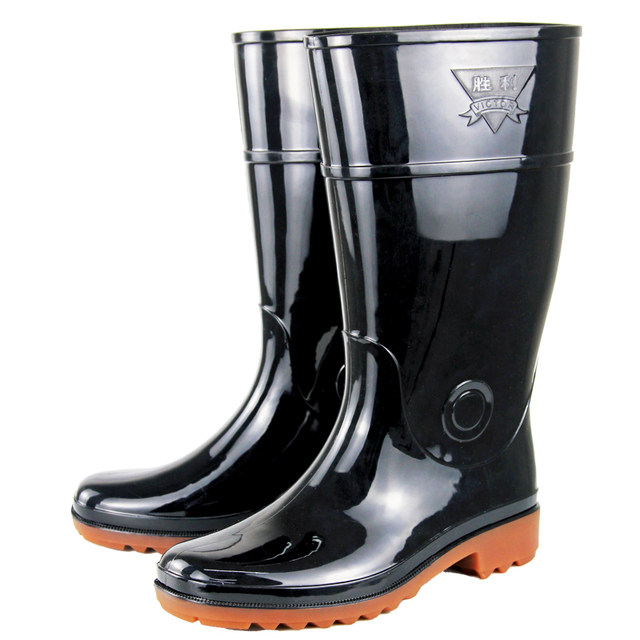 Golden Oak Victory rain boots for men and women, waterproof and non-slip water shoes, high rubber rain boots, chef fishing and sea cleaning shoes