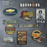 Лофт ретро железоокрашенное украшение бара творческая индустриальная кофейня для ветров