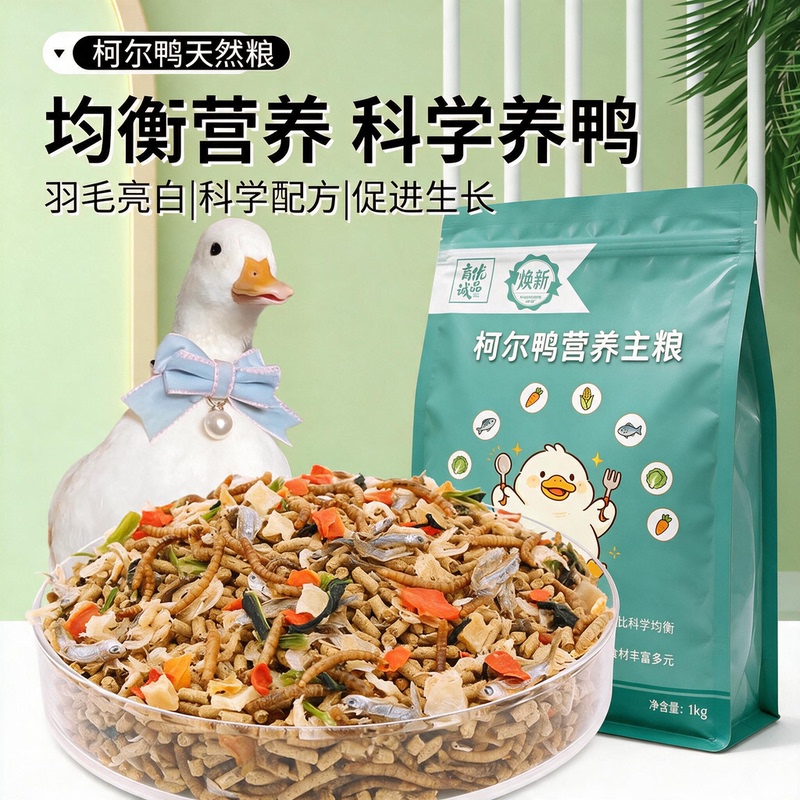 Specialized Feed for Ducks, Fish and Shrimp Nutritional Food, Snacks, Food for Baby Chickens and Geese, Starter Feed for Mallards