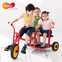 Taiwan WEPLAY Original Imported Sensation Trainer Materials Children Double Pedaling pedicab Awesome Windmill Bike