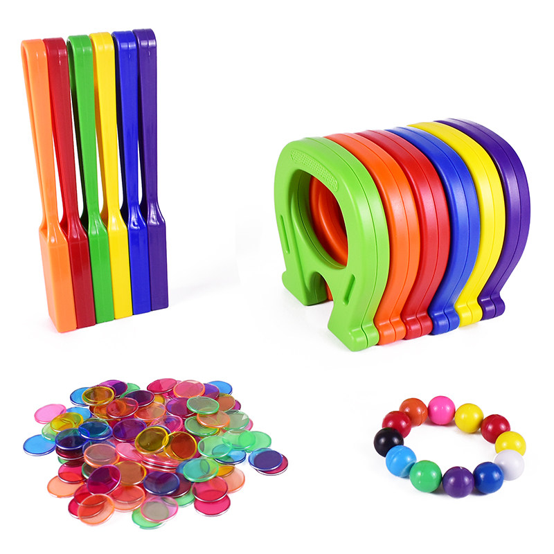 Young Teach Children Science Experimental Magnetic Exploration Material Magnetic Toy Color Magnetic Stick Horseshoe Iron Small Round Piece Magnetic Ball-Taobao