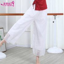 Modern dance clothing practice pants wide leg pants female adult loose dance pants training trousers shape clothing spring and summer New