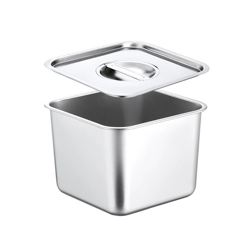 Банка для приправ из нержавеющей стали 304 с набором крышек, большая вместительная горячая кастрюля для ресторана, чашка для аромата 316, масляный резервуар, коммерческая коробка для материала банки для приправ