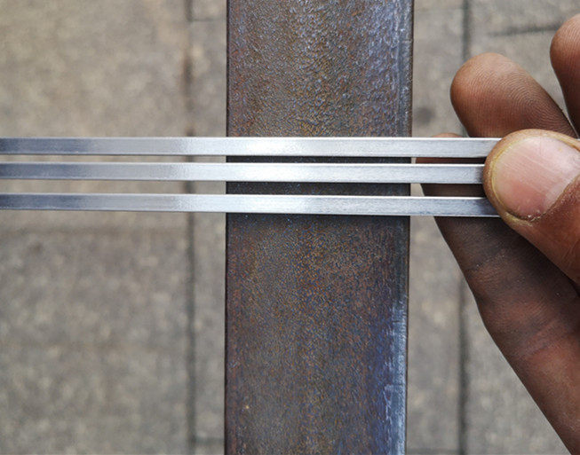 201304 stainless steel strip small flat steel strip square steel square steel square bar solid wire drawing plate large small steel 316L