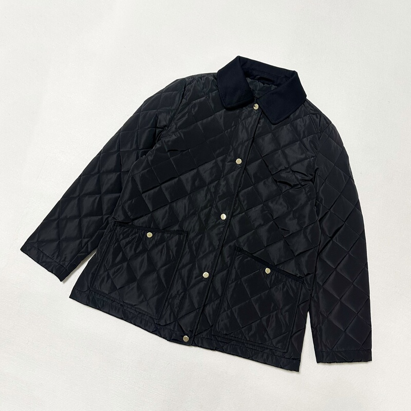 26 Spring Usa Classic Cotton Twill Collar Diamond Quilted Thin Padded Women's Jacket Cotton Coat 26 Spring Usa Classic Cotton Twill Collar Diamond Quilted Thin Padded Women's Jacket Cotton Coat