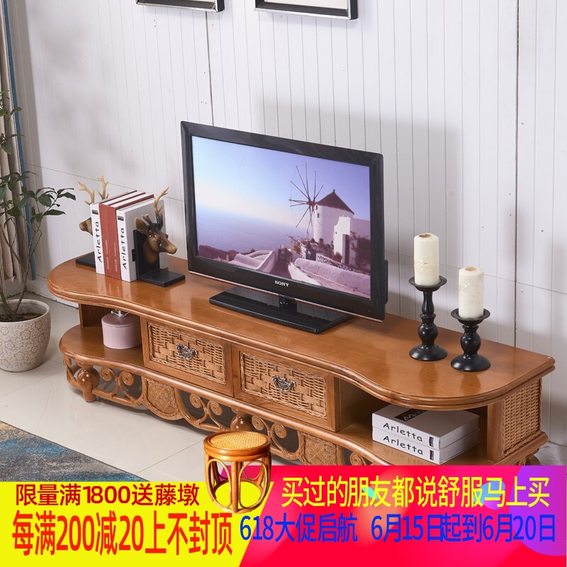 Rattan TV Cabinet 18m Rattan Furniture Living Room Floor Cabinet Rattan Rattan as Rattan Art Floor Cabinet Rattan Wood TV Cabinet