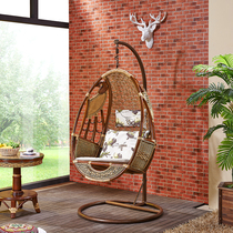 Real rattan sling basket rattan chair sling basket wicker chair real Vine woven rattan single adult rattan sling chair hanging orchid basket
