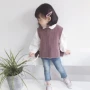 Nước cam nhà trẻ em áo len vest phiên bản nước ngoài Hàn Quốc mùa thu 2018 mới cho bé gái áo len dòng áo len thủy triều cửa hàng quần áo trẻ em
