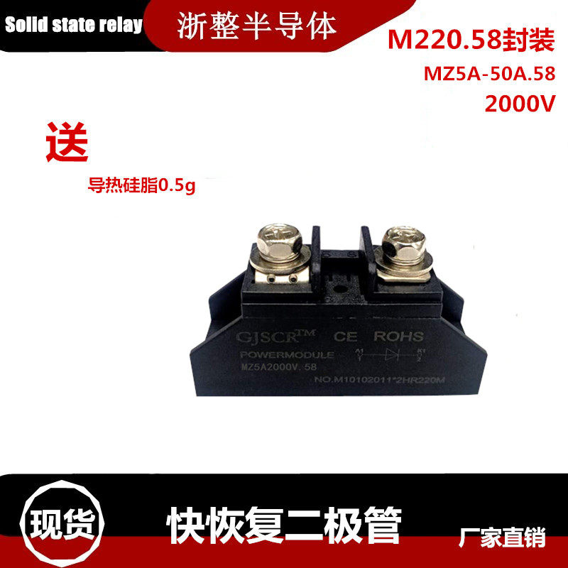 Fast recovery diode 2000V MZ5A10A20A25A30A40A50A 58 high voltage module small package