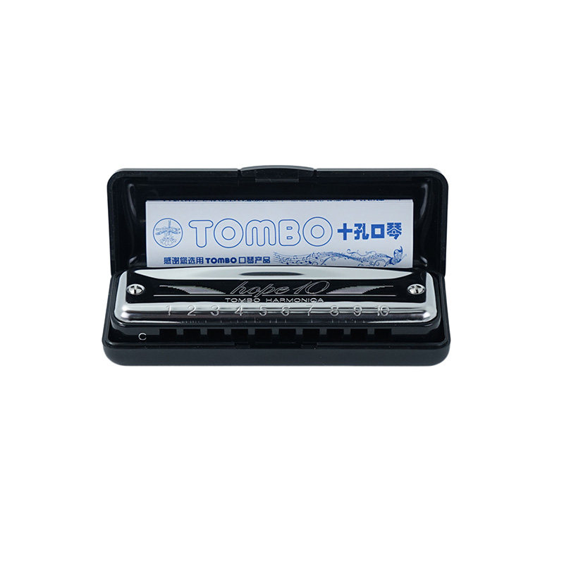 TOMBO Japan Tongbao hope-10 6610 ten-hole Blues Blues 10-hole harmonica