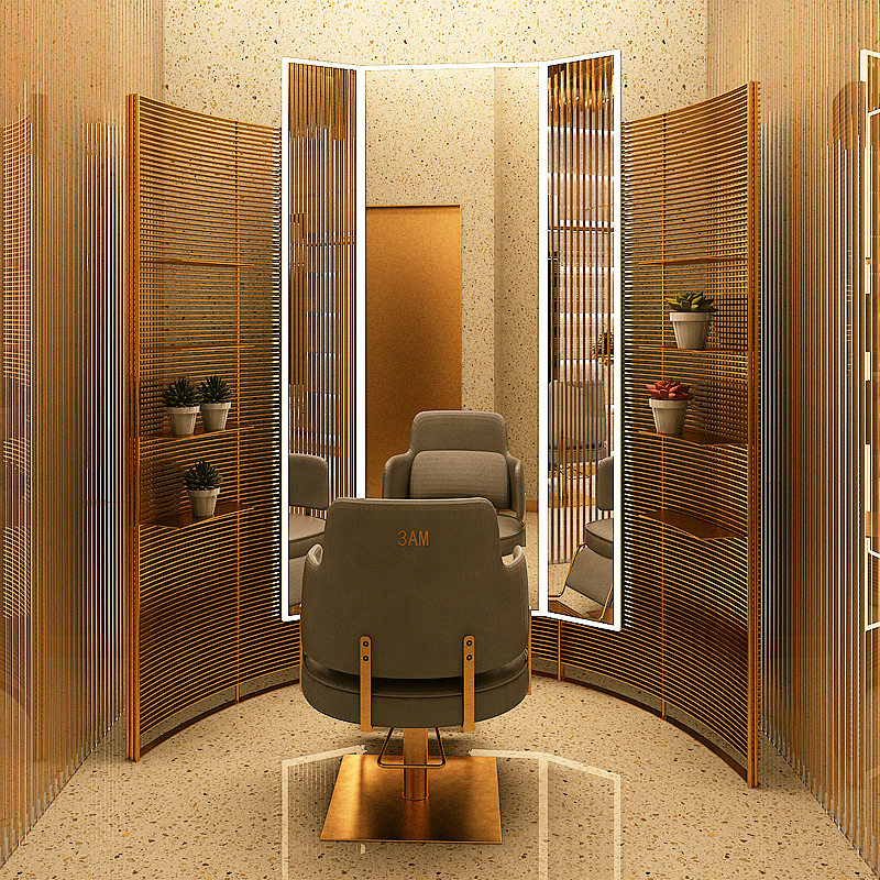 New 3AM bar mirror mirror hair mirror hair gallery special bar shop mirror simple modern razor mirror