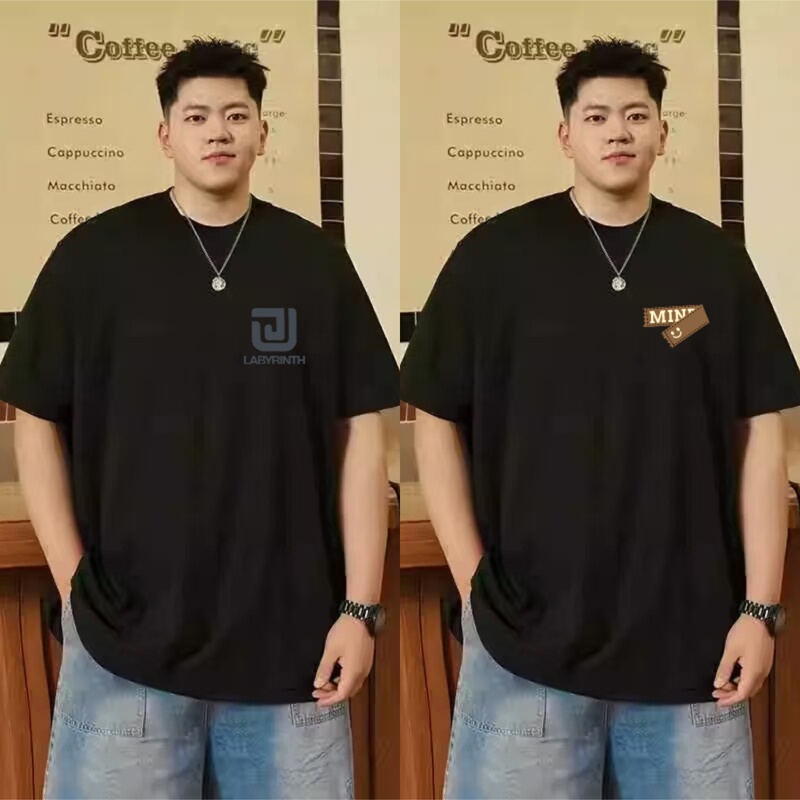 Plus-Size Pure Cotton Short-Sleeve T-Shirt for Men, 2025 Summer New Style, Half-Sleeve, Extra Large for Big and Tall Men, Loose Top