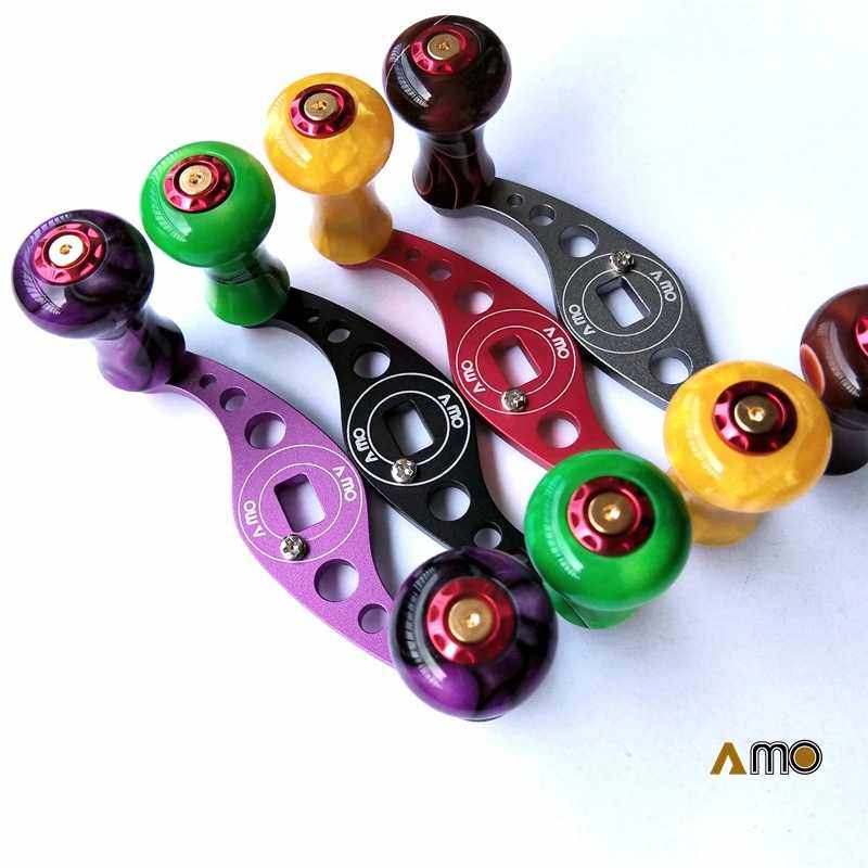AMO modified rocker drum wheel retro rocker 70MM straight rocker without gripping pills remarks fishing reel model left and right hands
