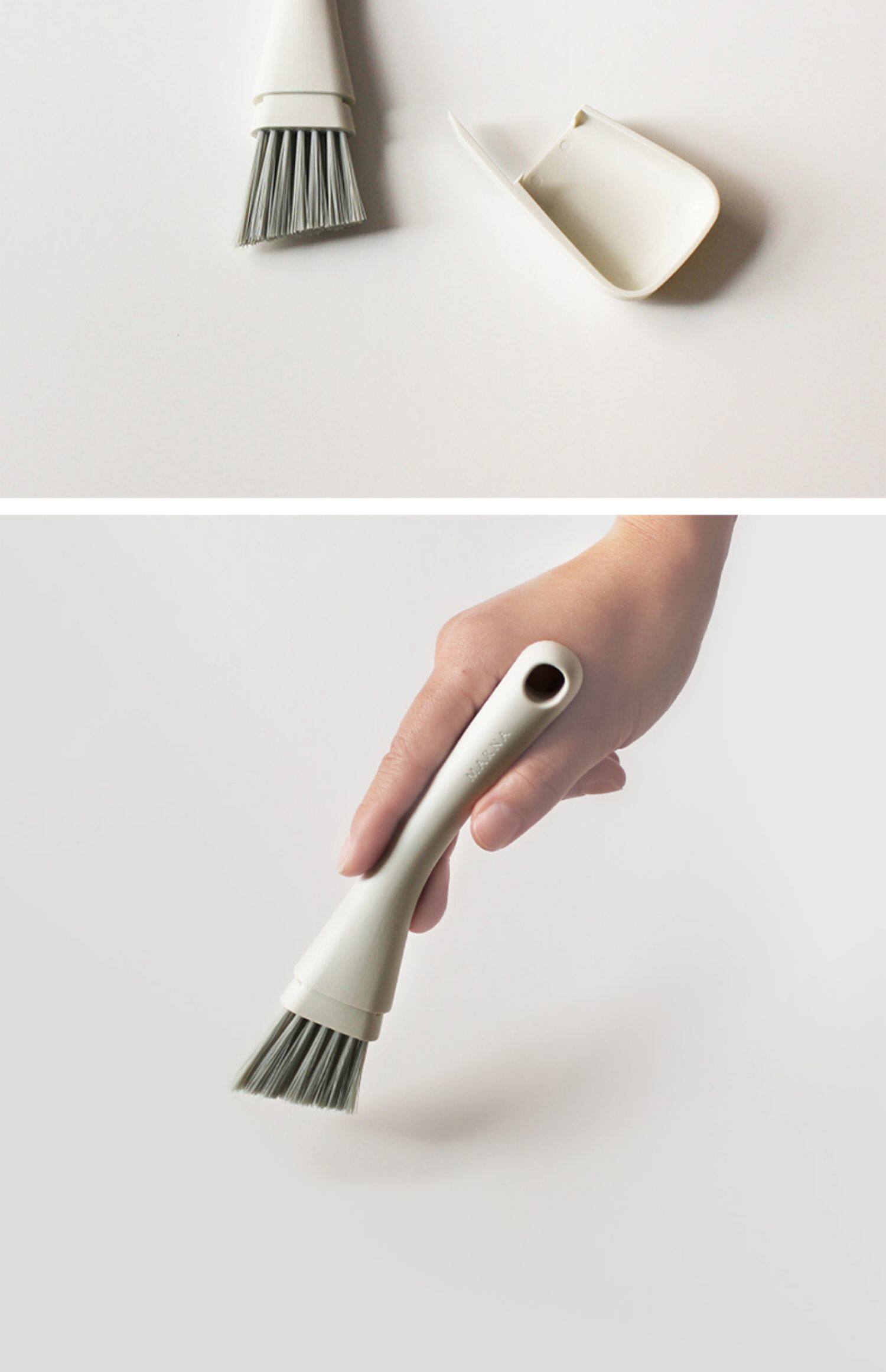 Щетка для мытья посуды 日本marna窗户缝隙刷家用多功能清洁窄缝沟槽扫灰窗槽去尘毛刷子