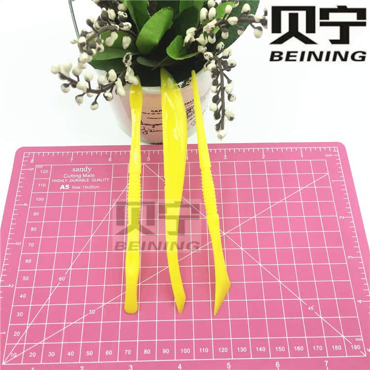 Benin đất sét mềm đất sét làm công cụ nhựa ba mảnh màu đất sét sét công cụ bằng đất sét thế giới đồ chơi