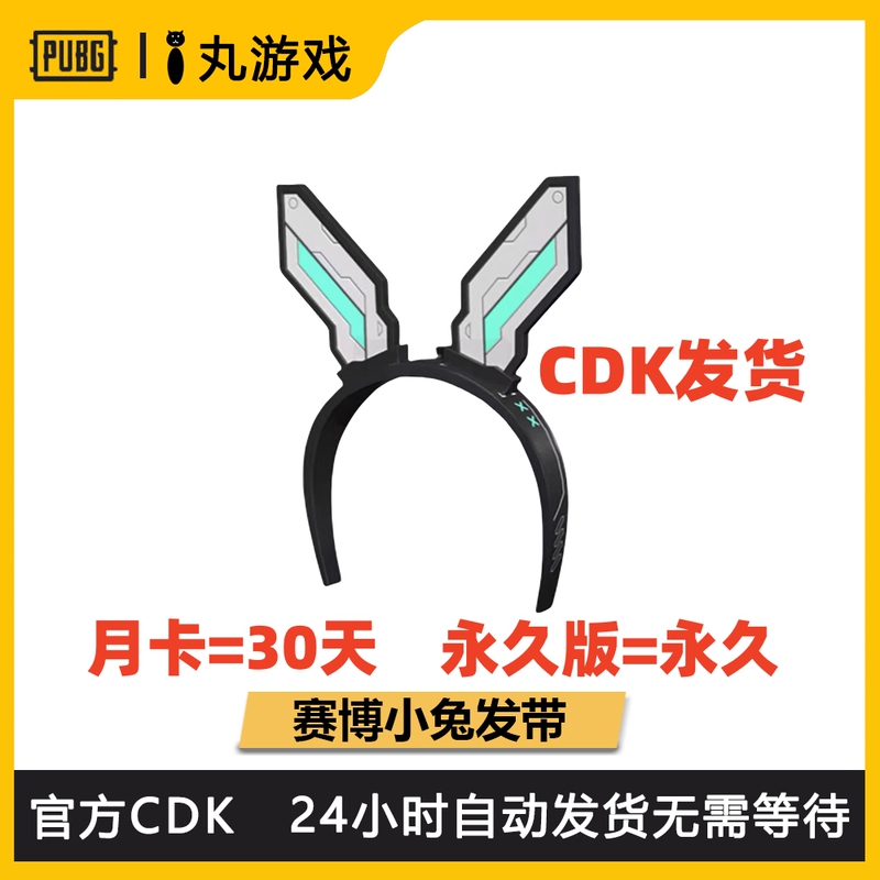 Pubg Neon Light Rabbit Ears Headband Pubg Cyber Bunny Headband Cdk