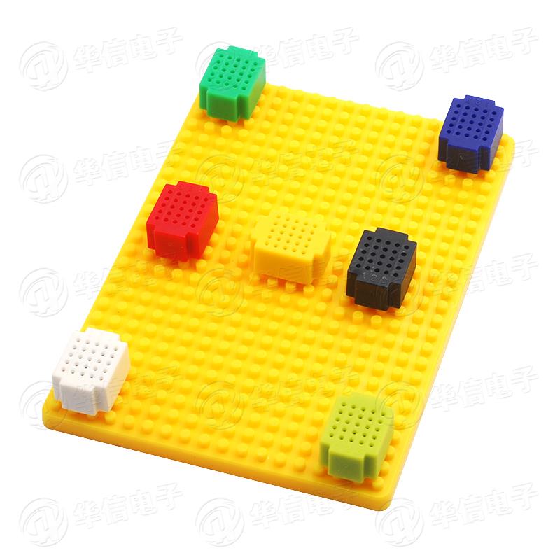 55 holes ZY-55 Mini solderless bread plate PCB Board free test plate Multi-color optional-Taobao