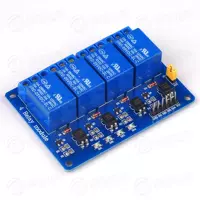 4 Модуль Road Relay 5V Blue Poard Optocoupler Изоляция боковой ряд иглы ПЛК модуль управления драйвером