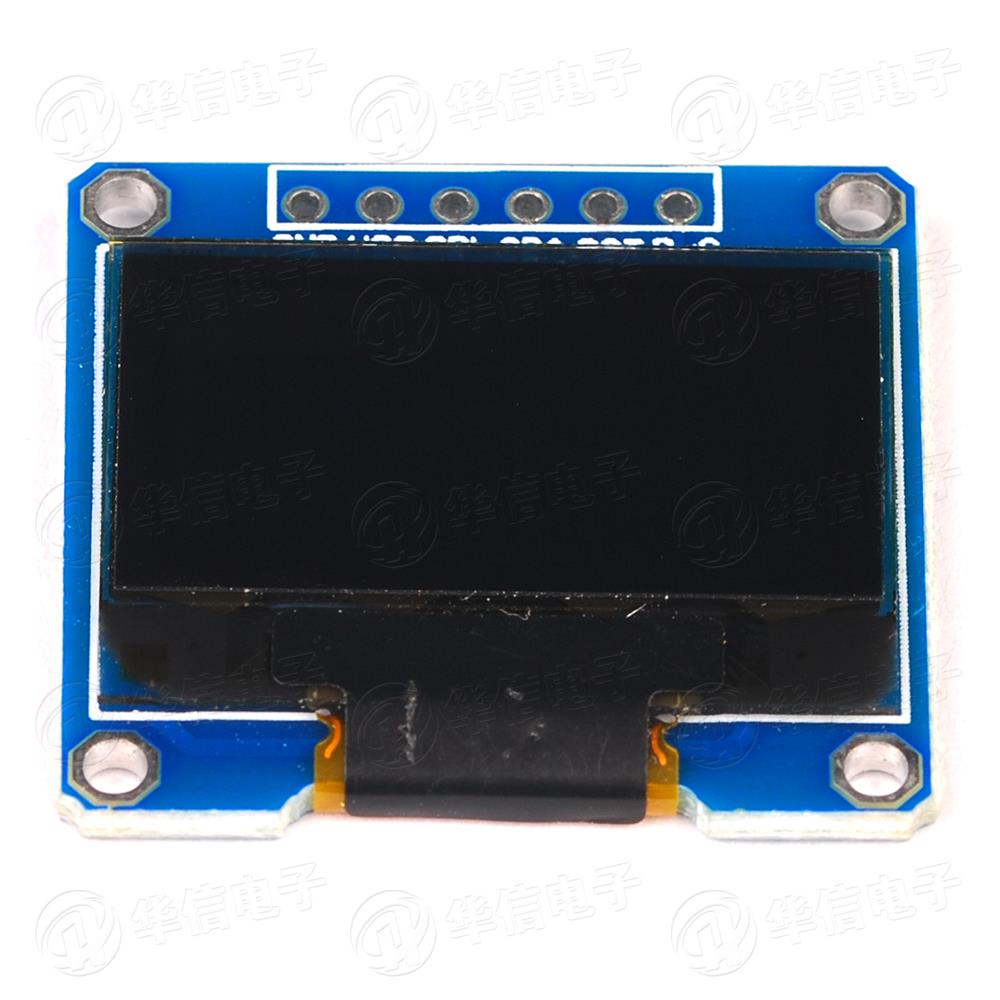 0 96 inch yellow blue bicolor 12864 OLED display screen module OLED LCD screen 51 single wafer 6 pin