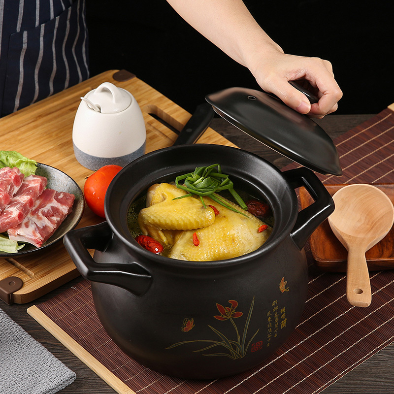 【帮企陶瓷】炖锅陶瓷养生砂锅1.65L