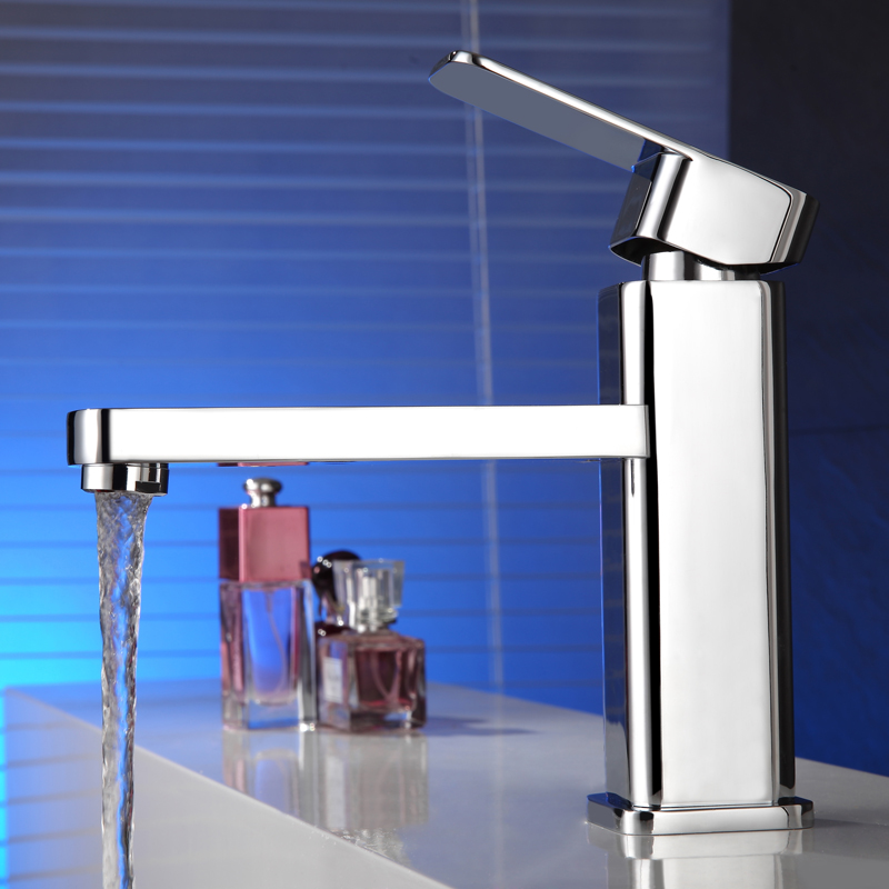 18cm low basin faucet washbasin washbasin basin basin Low foot extended nozzle All copper hot and cold faucet