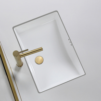 Rectangular understage basin embedded ceramic wash basin single basin 70 large size 28 inches 24 inches 23 inches 22 700