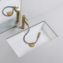 600 by 350 wide rectangular flat bottom under the basin embedded toilet single basin wash basin 60cm 24 inches 35 deep