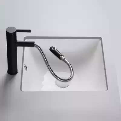 Diameter 40cm 400 45cm 450 wide square basin embedded ceramic wash basin 16 inch 17 inch