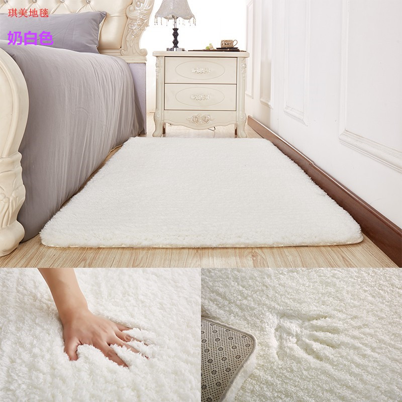 Đơn giản hiện đại dày cừu giường ngủ giường ngủ thảm phòng khách thảm bàn cà phê đầy đủ cửa hàng bay cửa sổ có thể được tùy chỉnh - Thảm thảm sàn