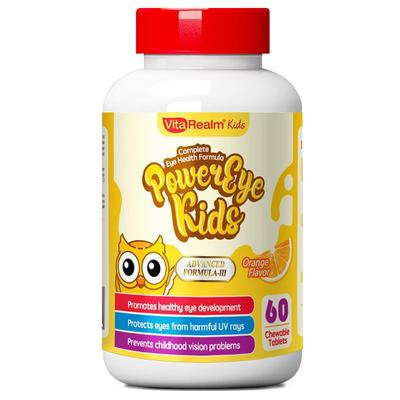 VitaRealm儿童叶黄素蓝莓花青素护眼咀嚼片
