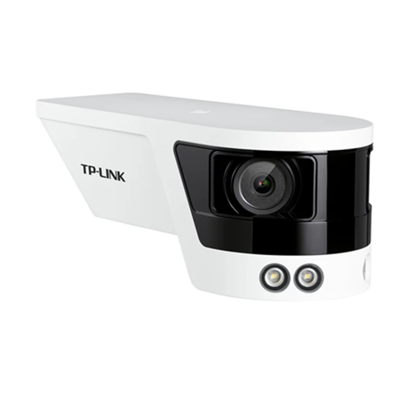 Видеокамера наблюдения Pulian TP-LINK с высоким разрешением, сверхширокоугольная бинокль, близко к 180 градусов, двойной подсветкой, полноцветная ночная съемка, дистанционное мониторирование, голосовой интерком, PoE, сетевой кабель, питание 12 В, наружная водонепроницаемость