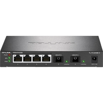 TP-LINK TL-FC324AB-3 ring network fiber optic transceiver Gigabit 2 optical 4 electrical SC single mode single fiber A end B end photoelectric converter ERPS redundant cascade cloud management V