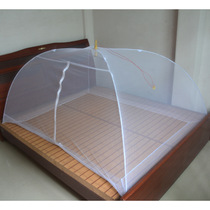 Simple bottomless ground shop zipper yurt 1 8 1 6 1 4M1 2m installation-free adult mosquito net bracket