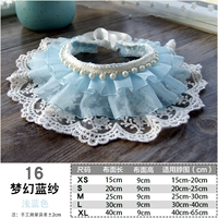 Синий кружево стиль 16