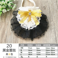 Кружевое черное золотое стиль 20