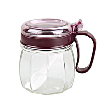  Creative kitchen supplies Glass seasoning jar Bottle seasoning box Set Seasoning box Seasoning jar