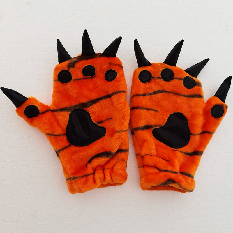 Big child gloves Animal performance performance props cartoon animal claws dinosaur little girl winter girl primary school boy