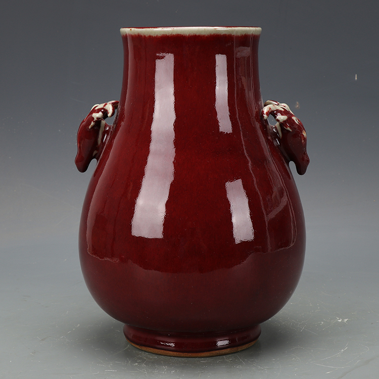 A copper-red-glazed tazza, Mark and period of Yongzheng | 清