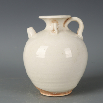 Song Dynasty Ding kiln white glaze double series wine jug jar antique antique antique old porcelain retro folk decorative ornaments