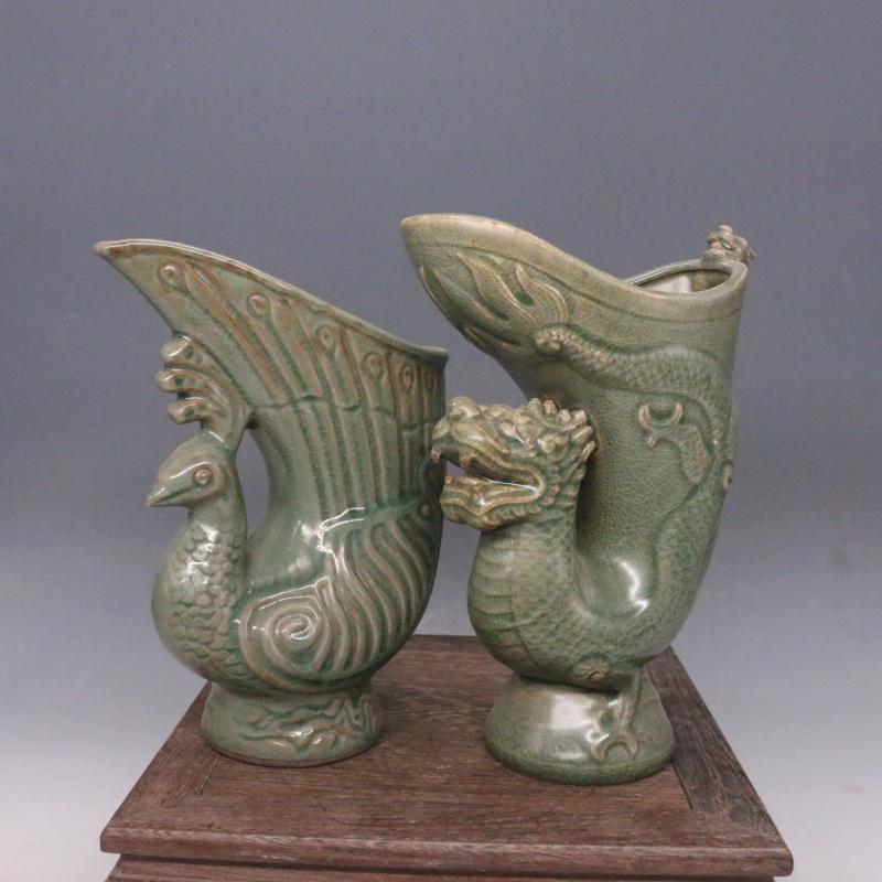 Song Longquan kiln green glass of antique antiques of Song Dynasty antique - song dynasty outsourced antique ware collection