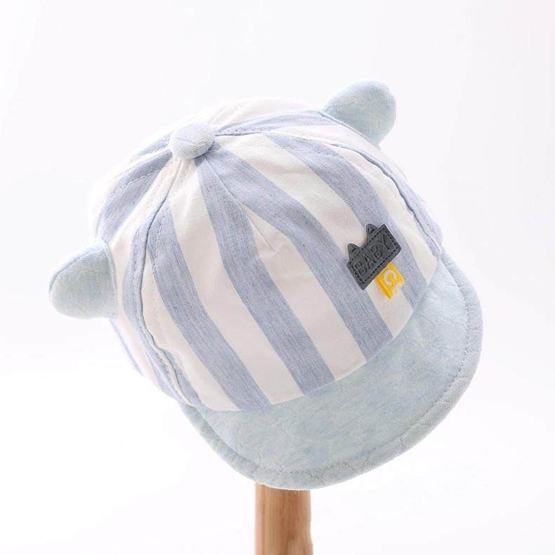 Baby hat summer sunshade three months baby 0 to June baby hat summer 0 to 3 sun hat male Baoxia