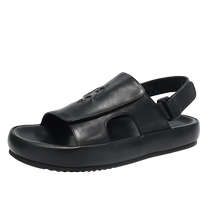 Mark Warfi sandals men summer 2024 leather beach shoes men wear cool slippers outside the water and two tide shoes