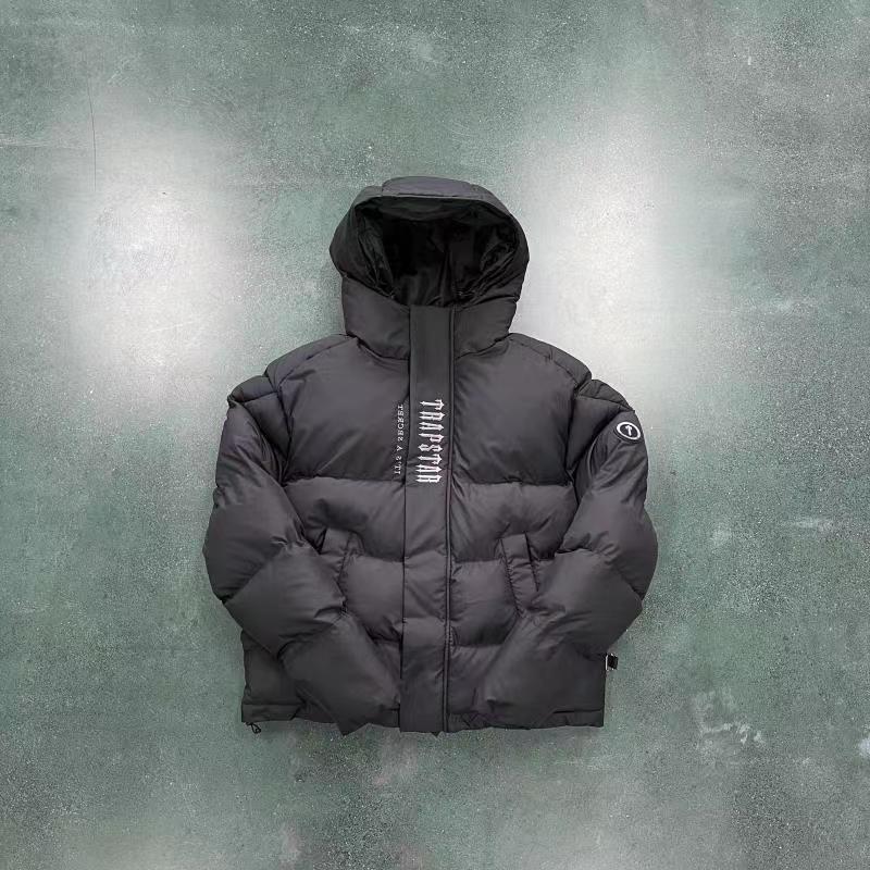 2.0 Trapstar Men's down Cotton Jacket Trendy Brand Winter Coat High Quality Hooded Jacket