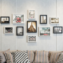 Simple modern photo wall decoration creative personality sofa background wall Photo frame hanging wall combination photo frame hanging wall