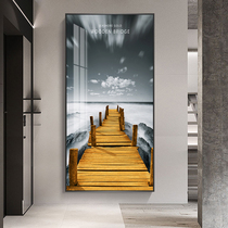 Nordic living room hanging painting modern simple entrance entrance decorative painting light luxury aisle corridor end background wall mural